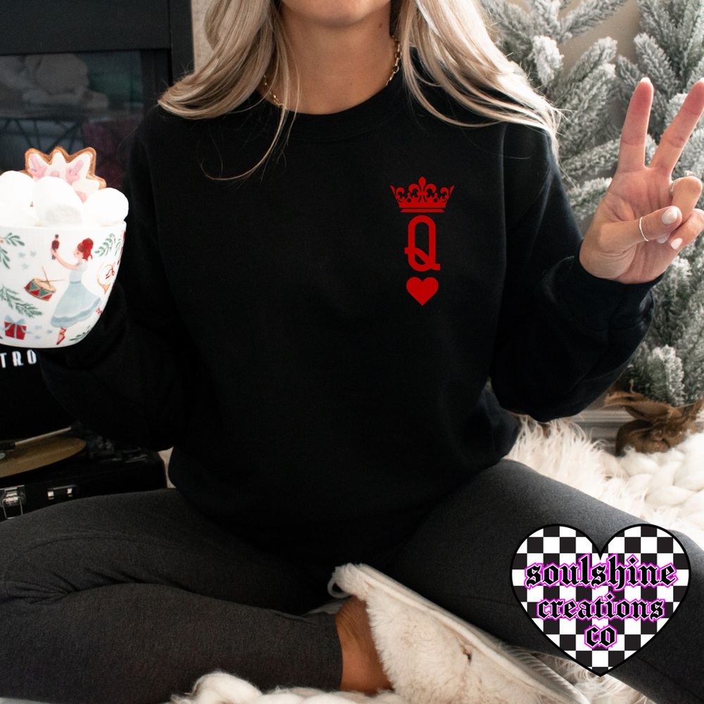 Queen of Hearts Sweatshirt
